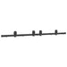 Set feronerie pentru ușă glisantă, negru, 183 cm, oțel - WALTI WALTI