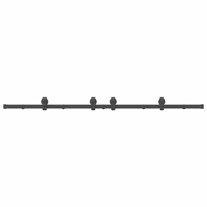 Set feronerie pentru uși glisante, negru, 200 cm, oțel - WALTI WALTI