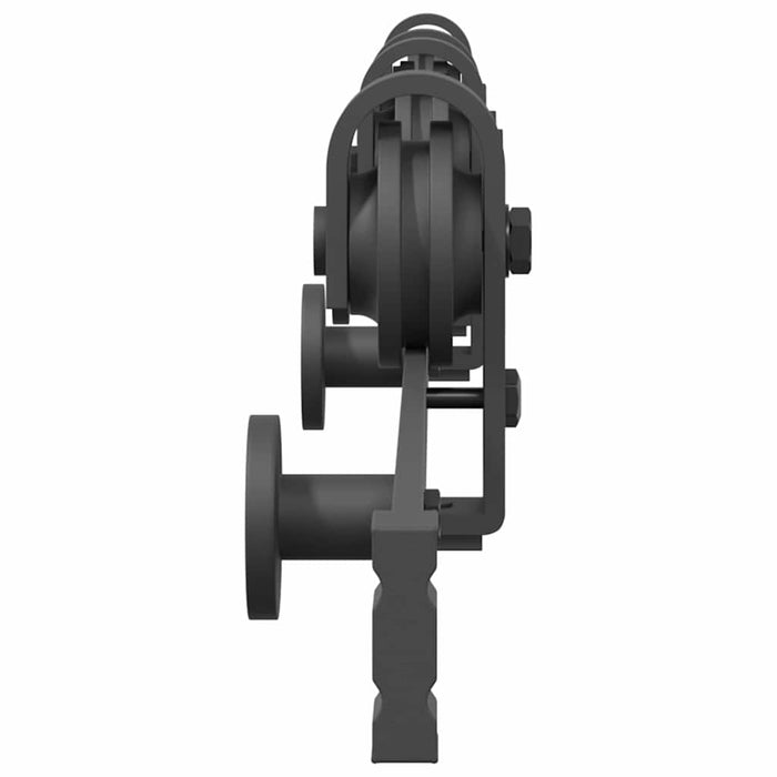 Set feronerie pentru uși glisante, negru, 200 cm, oțel - WALTI WALTI