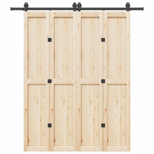 Set feronerie pentru uși glisante, negru, 200 cm, oțel - WALTI WALTI