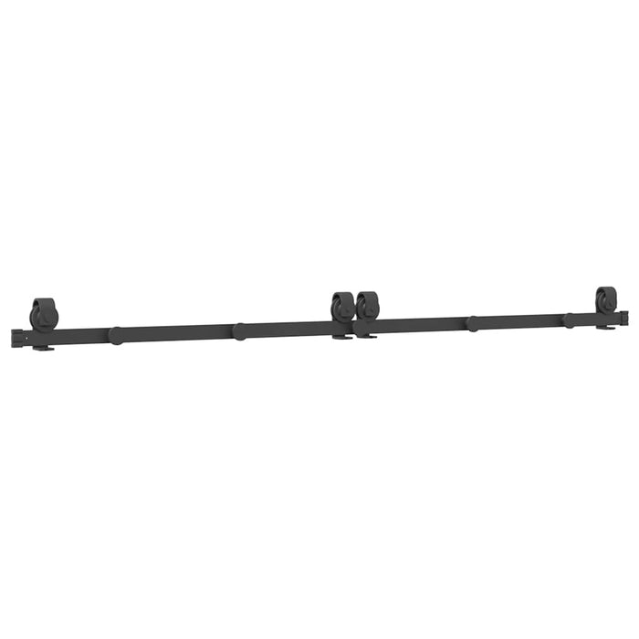 Set feronerie pentru uși glisante, negru, 200 cm, oțel - WALTI WALTI