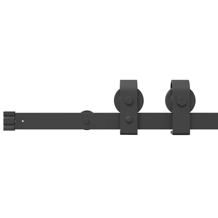 Set feronerie pentru uși glisante, negru, 200 cm, oțel - WALTI WALTI