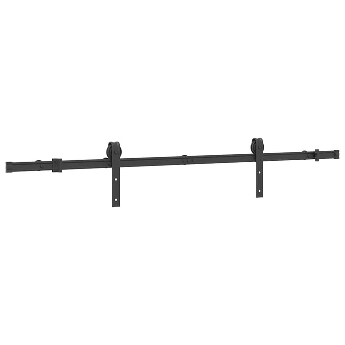 Set feronerie pentru ușă glisantă, negru, 183 cm, oțel - WALTI WALTI