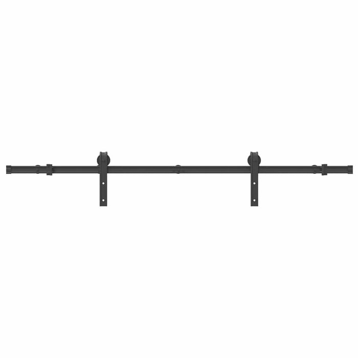 Set feronerie pentru ușă glisantă, negru, 183 cm, oțel - WALTI WALTI