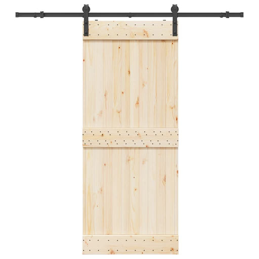 Set feronerie pentru ușă glisantă, negru, 183 cm, oțel - WALTI WALTI