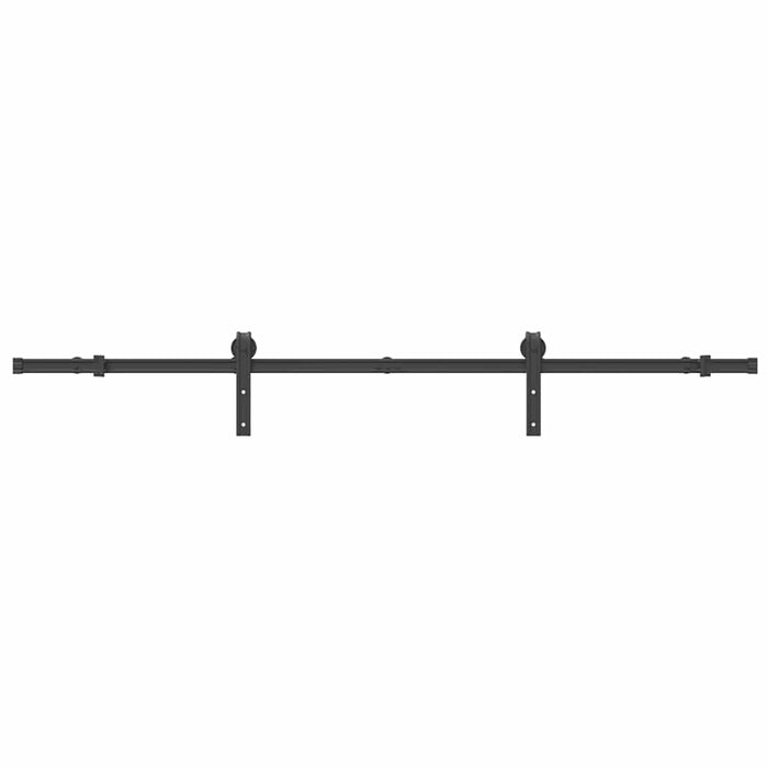 Set feronerie pentru uși glisante, negru, 200 cm, oțel - WALTI WALTI