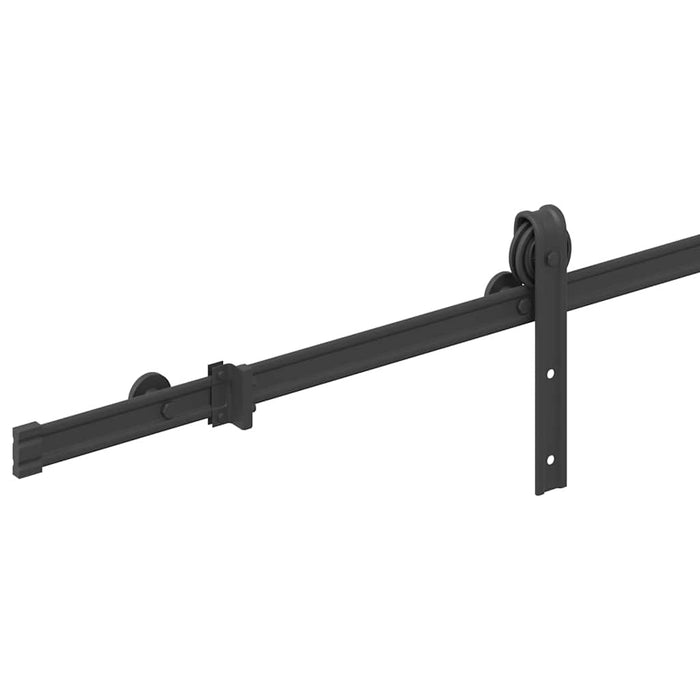 Set feronerie pentru uși glisante, negru, 200 cm, oțel - WALTI WALTI