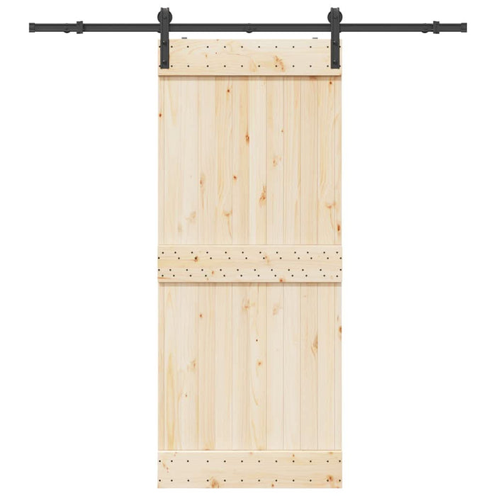 Set feronerie pentru uși glisante, negru, 200 cm, oțel - WALTI WALTI