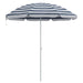 Parasol de Plajă Albastru și alb 161 x 193 cm Poliester - WALTI WALTI