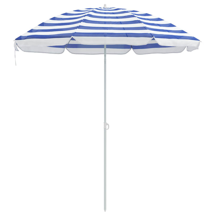 Parasol de Grădină Poliester 170T Albastru și Alb WALTI