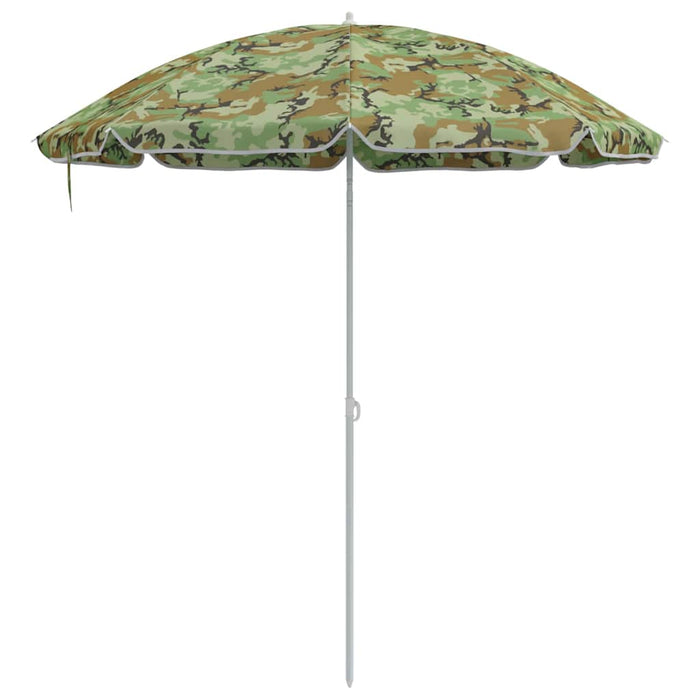 Parasol de Plajă Camuflaj 206 x 206 x 212 cm Poliester și metal - WALTI WALTI