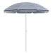 Parasol de Plajă albastru 263 x 263 x 272 cm Poliester și metal - WALTI WALTI