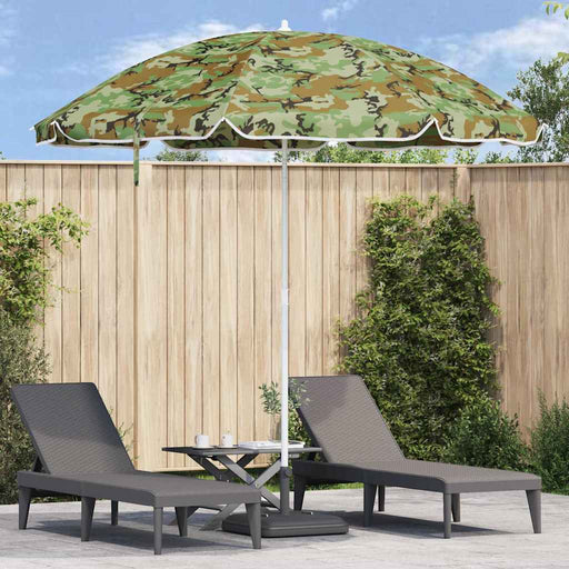 Parasol de Plajă Verde 263 x 263 x 272 cm Poliester și metal - WALTI WALTI