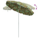 Parasol de Plajă Verde 263 x 263 x 272 cm Poliester și metal - WALTI WALTI