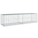 Coș gabion cu capac, 200x50x50 cm, fier galvanizat - WALTI WALTI
