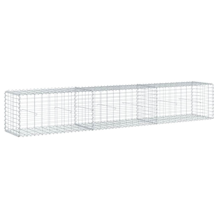Coș gabion cu capac, 300x50x50 cm, fier galvanizat - WALTI WALTI