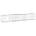 Coș gabion cu capac, 300x50x50 cm, fier galvanizat - WALTI WALTI