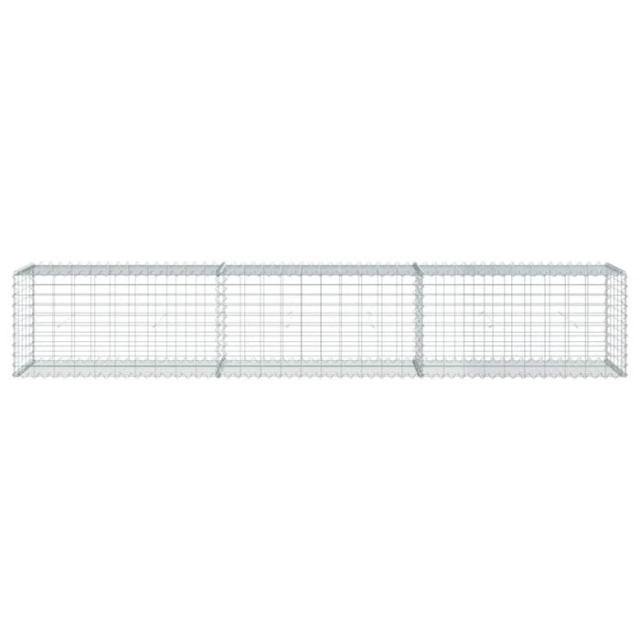 Coș gabion cu capac, 300x50x50 cm, fier galvanizat - WALTI WALTI