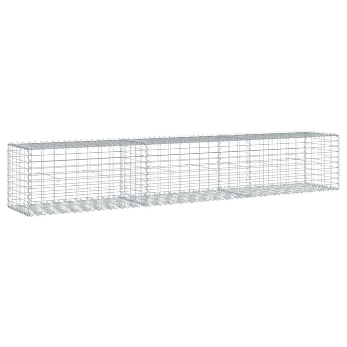 Coș gabion cu capac, 300x50x50 cm, fier galvanizat - WALTI WALTI