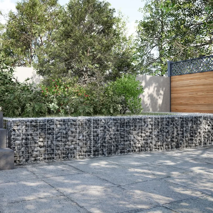 Coș gabion cu capac, 300x50x50 cm, fier galvanizat - WALTI WALTI