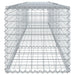 Coș gabion cu capac, argintiu, 400x50x50 cm, fier galvanizat - WALTI WALTI