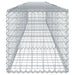 Coș gabion cu capac, argintiu, 500x50x50 cm, fier galvanizat - WALTI WALTI