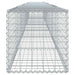 Coș gabion cu capac, argintiu, 700x50x50 cm, fier galvanizat - WALTI WALTI