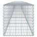 Coș gabion cu capac, argintiu, 900x50x50 cm, fier galvanizat - WALTI WALTI