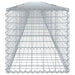 Coș gabion cu capac, argintiu, 1000x50x50 cm, fier galvanizat - WALTI WALTI