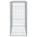 Coș gabion cu capac, argintiu, 100x50x100 cm, fier galvanizat - WALTI WALTI