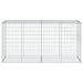 Coș gabion cu capac, 200x50x100 cm, fier galvanizat - WALTI WALTI