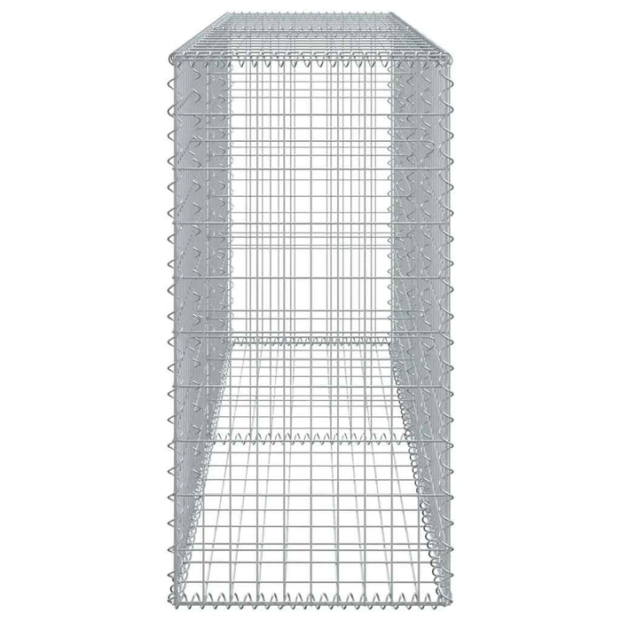 Coș gabion cu capac, 200x50x100 cm, fier galvanizat - WALTI WALTI