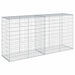 Coș gabion cu capac, 200x50x100 cm, fier galvanizat - WALTI WALTI