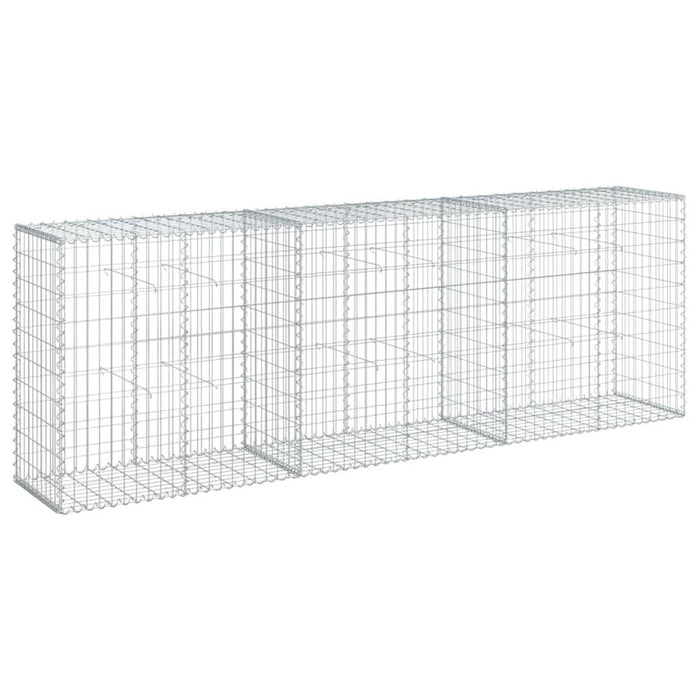 Coș gabion cu capac, 300x50x100 cm, fier galvanizat - WALTI WALTI