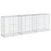 Coș gabion cu capac, 300x50x100 cm, fier galvanizat - WALTI WALTI