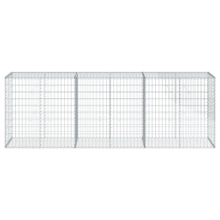 Coș gabion cu capac, 300x50x100 cm, fier galvanizat - WALTI WALTI