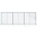 Coș gabion cu capac, 300x50x100 cm, fier galvanizat - WALTI WALTI