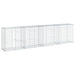 Coș gabion cu capac, 400x50x100 cm, fier galvanizat - WALTI WALTI