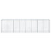 Coș gabion cu capac, 400x50x100 cm, fier galvanizat - WALTI WALTI