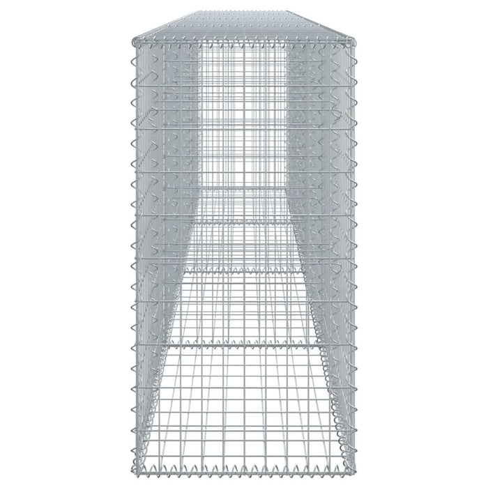 Coș gabion cu capac, 400x50x100 cm, fier galvanizat - WALTI WALTI
