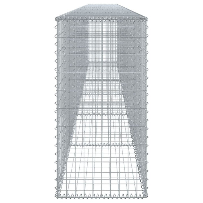Coș gabion cu capac, argintiu, 600x50x100 cm, fier galvanizat - WALTI WALTI