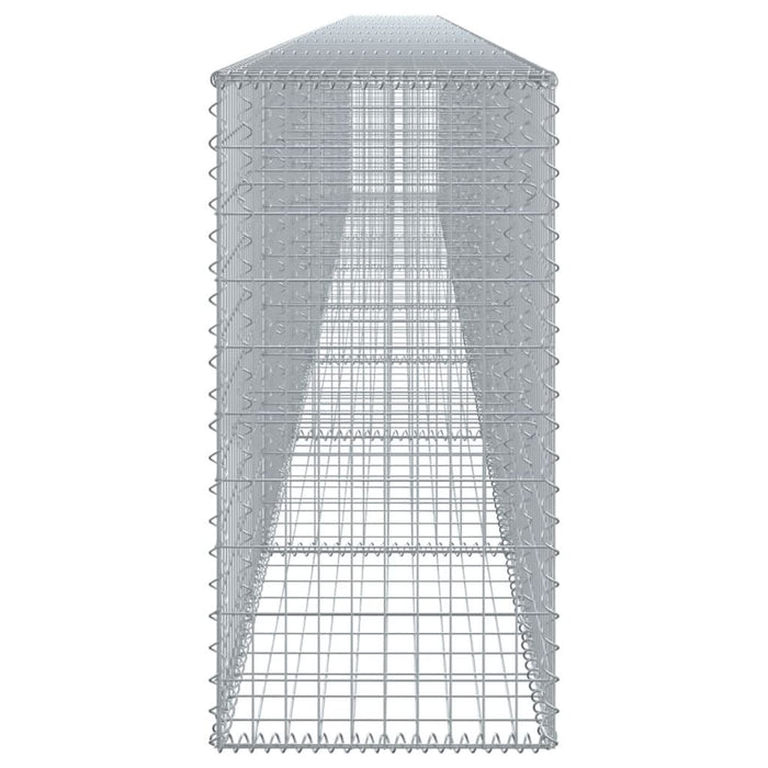 Coș gabion cu capac, 800x50x100 cm, fier galvanizat - WALTI WALTI