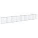 Coș gabion cu capac, 800x50x100 cm, fier galvanizat - WALTI WALTI