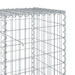 Coș gabion cu capac, 800x50x100 cm, fier galvanizat - WALTI WALTI
