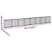 Coș gabion cu capac, 800x50x100 cm, fier galvanizat - WALTI WALTI