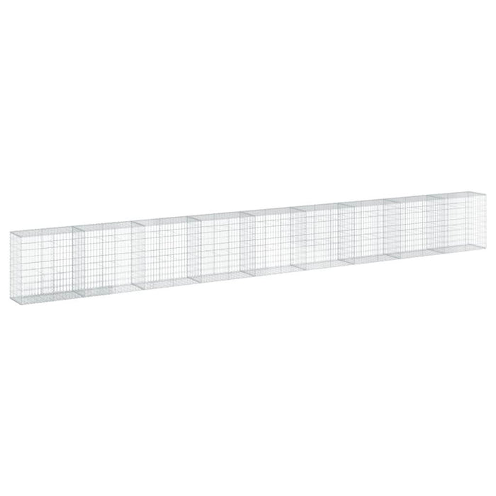 Coș gabion cu capac, 900x50x100 cm, fier galvanizat - WALTI WALTI
