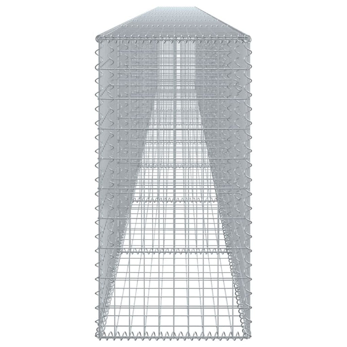 Coș gabion cu capac, 900x50x100 cm, fier galvanizat - WALTI WALTI