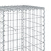 Coș gabion cu capac, 900x50x100 cm, fier galvanizat - WALTI WALTI