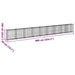 Coș gabion cu capac, 900x50x100 cm, fier galvanizat - WALTI WALTI