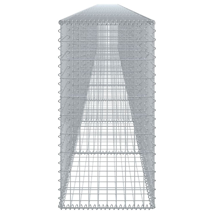 Coș gabion cu capac, 1000x50x100 cm, fier galvanizat - WALTI WALTI